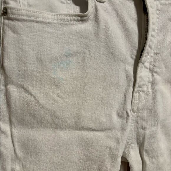 Veronica Beard Carly Kick-Flare High Rise Jeans White- Size 31 (12) - Picture 4 of 12